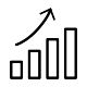 Logo de una gráfica ascendiente